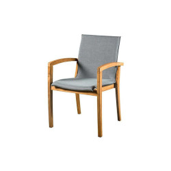 SUNS | Stapelstoel Verona | Armleuning Teak